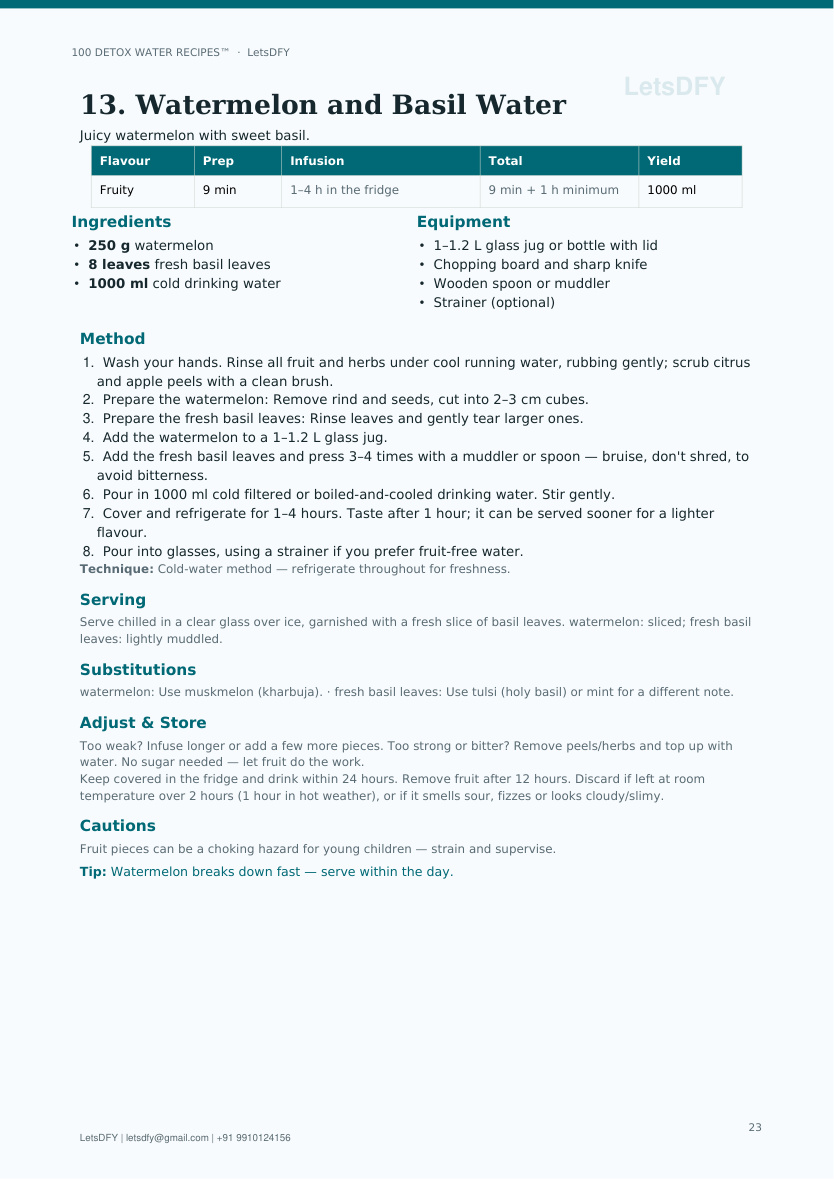 Ebook page: Tropical · Recipe 13