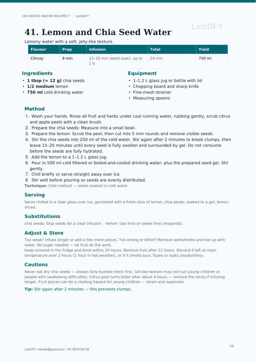 Ebook page: Seeds · Recipe 41